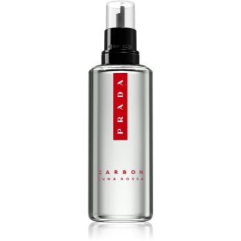 Prada Luna Rossa Carbon Eau de Toilette rezervă pentru bărbați Refill - imagine 2
